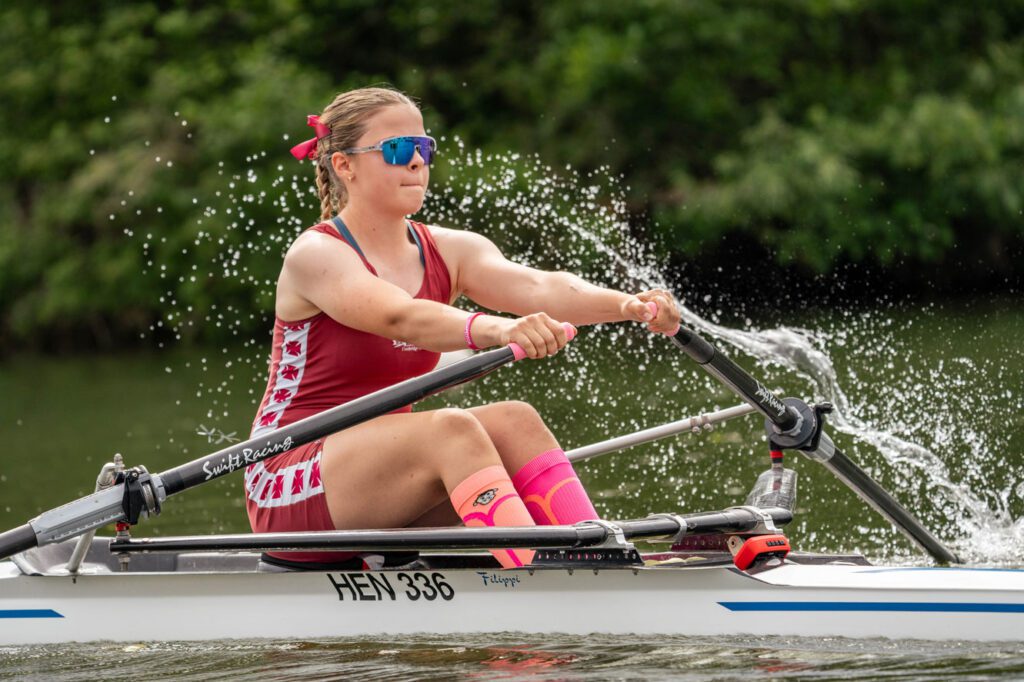 Female PR3 single sculler