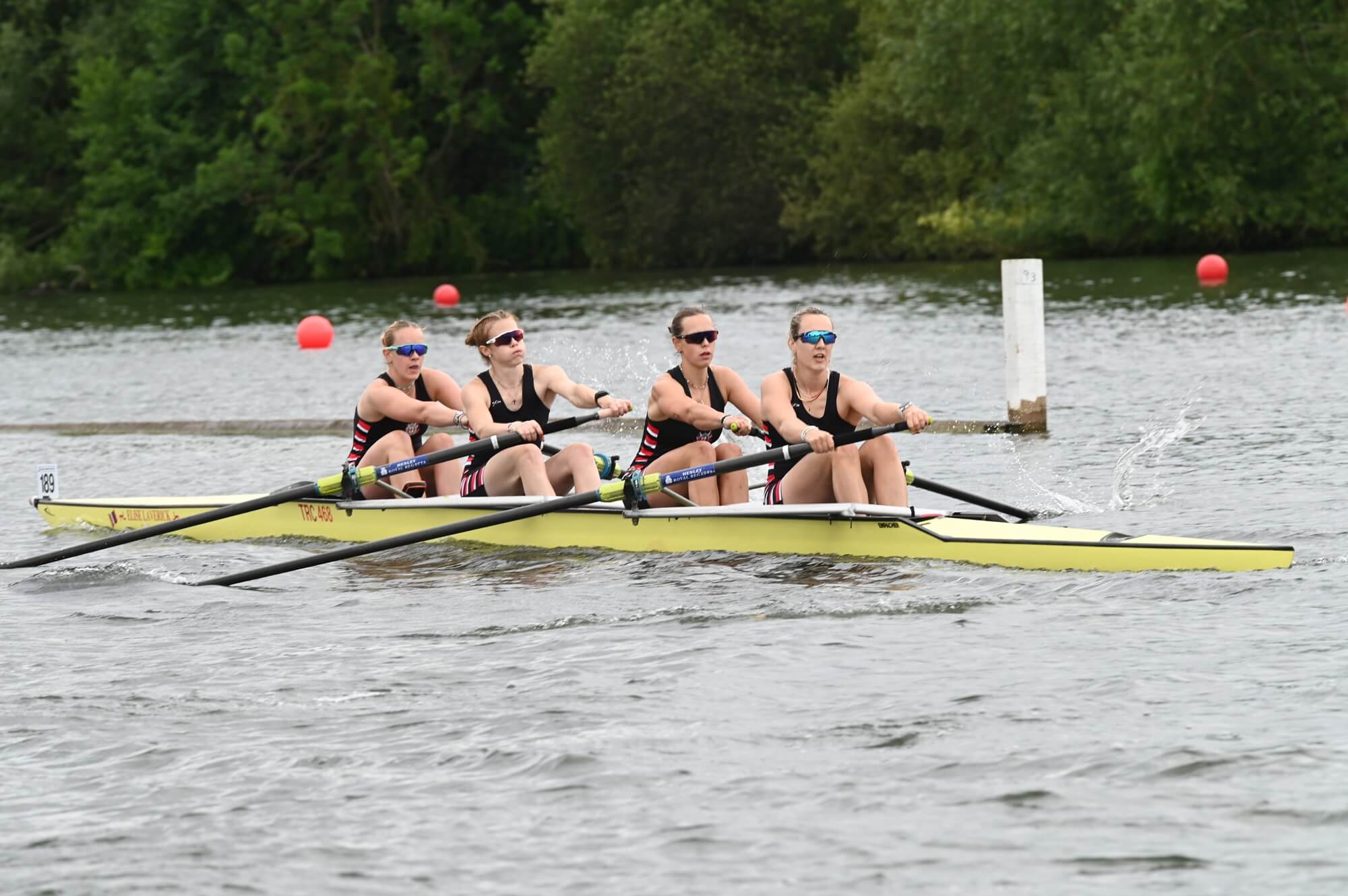 Women's four racing