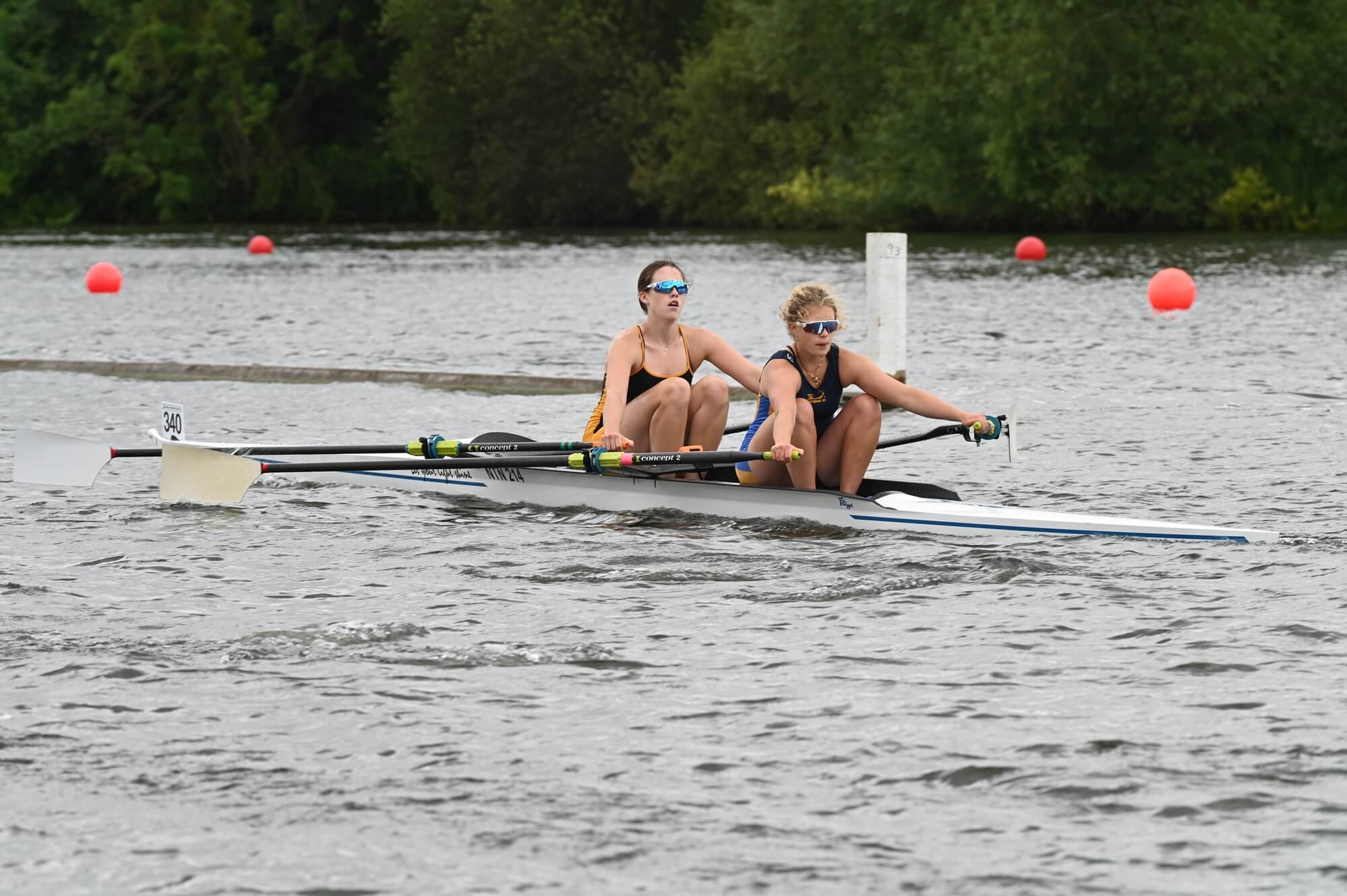 Junior women's double racing