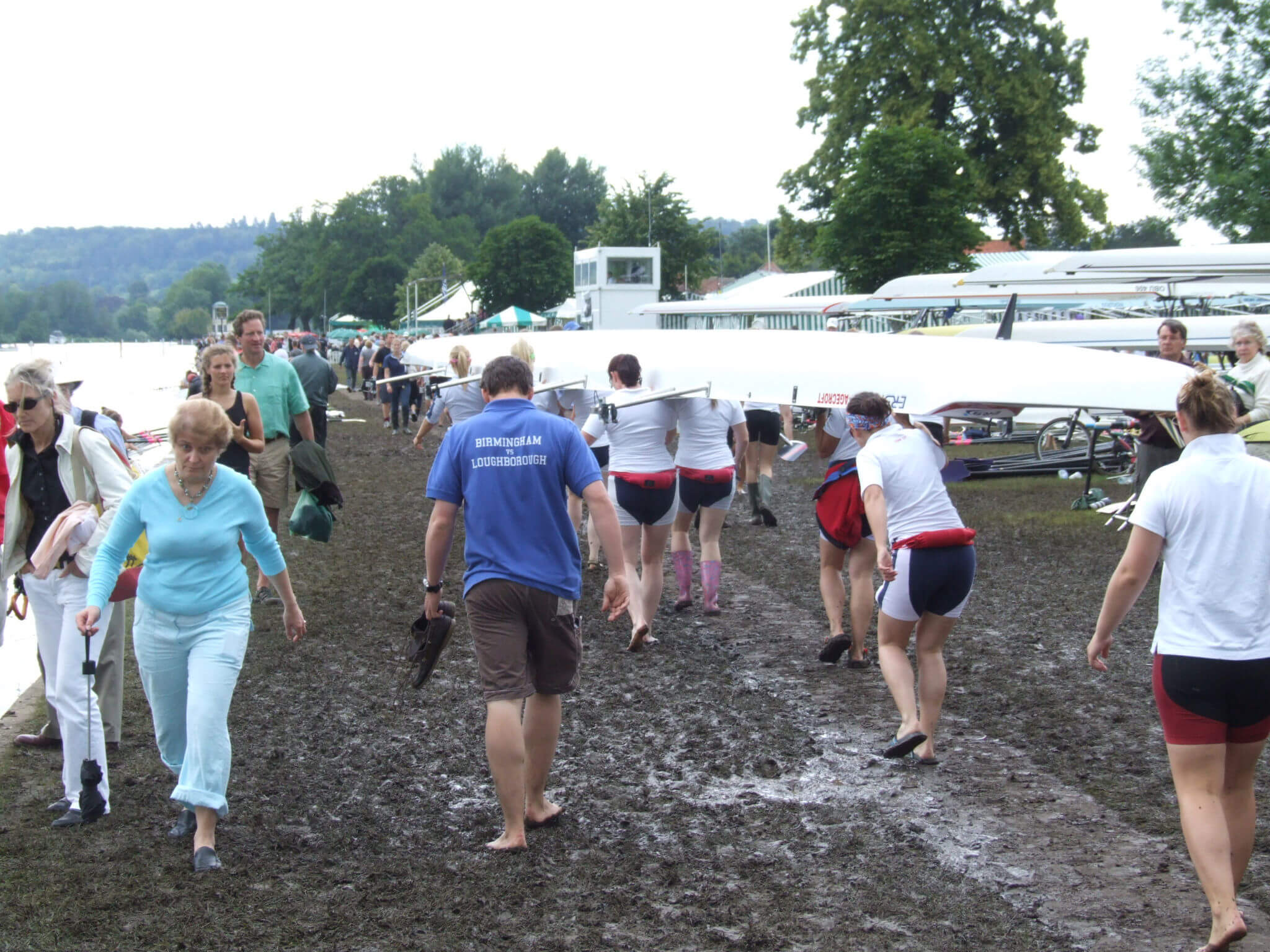 Muddy conditions at HWR in 2007