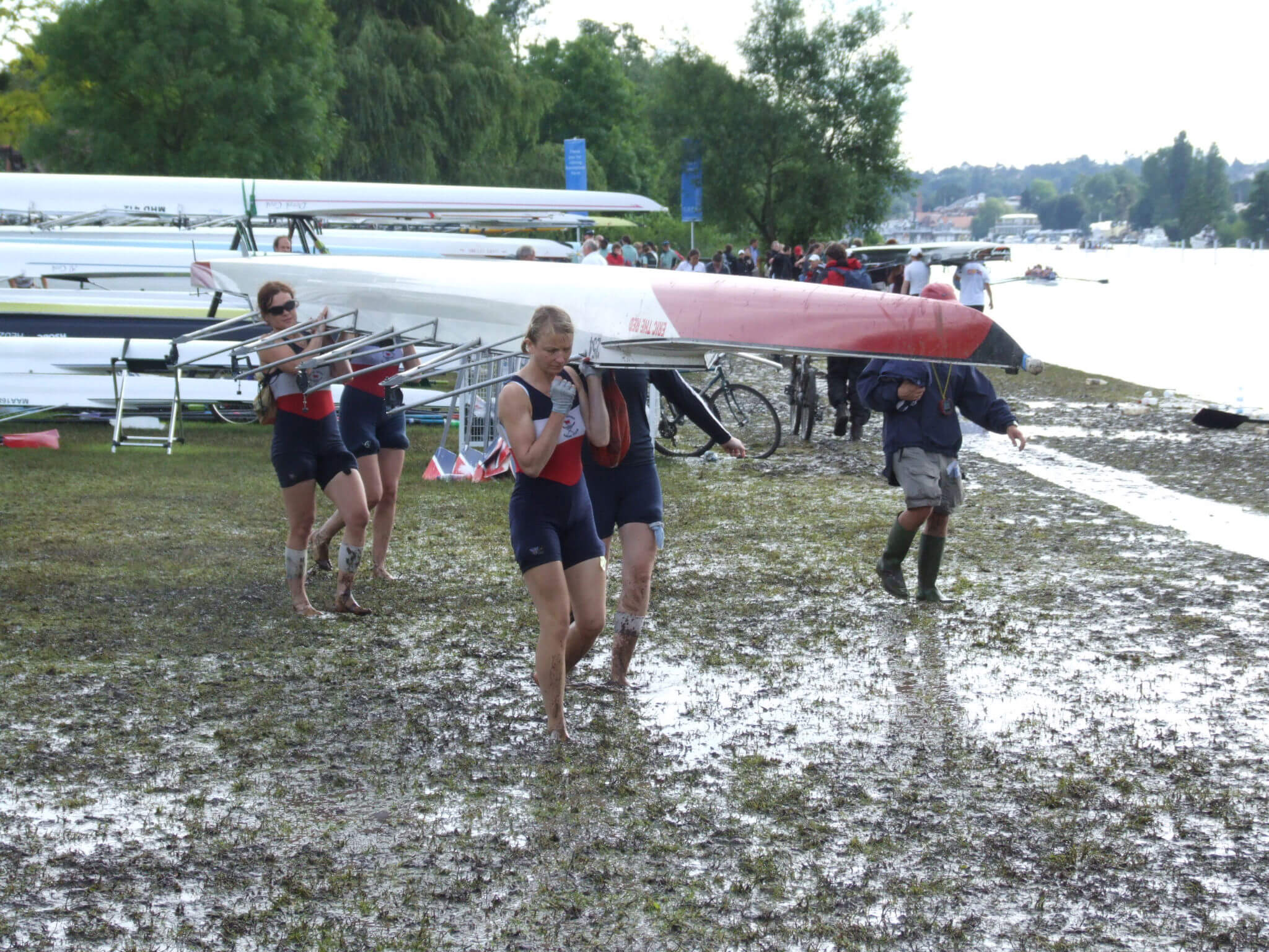 Muddy conditions at HWR in 2007
