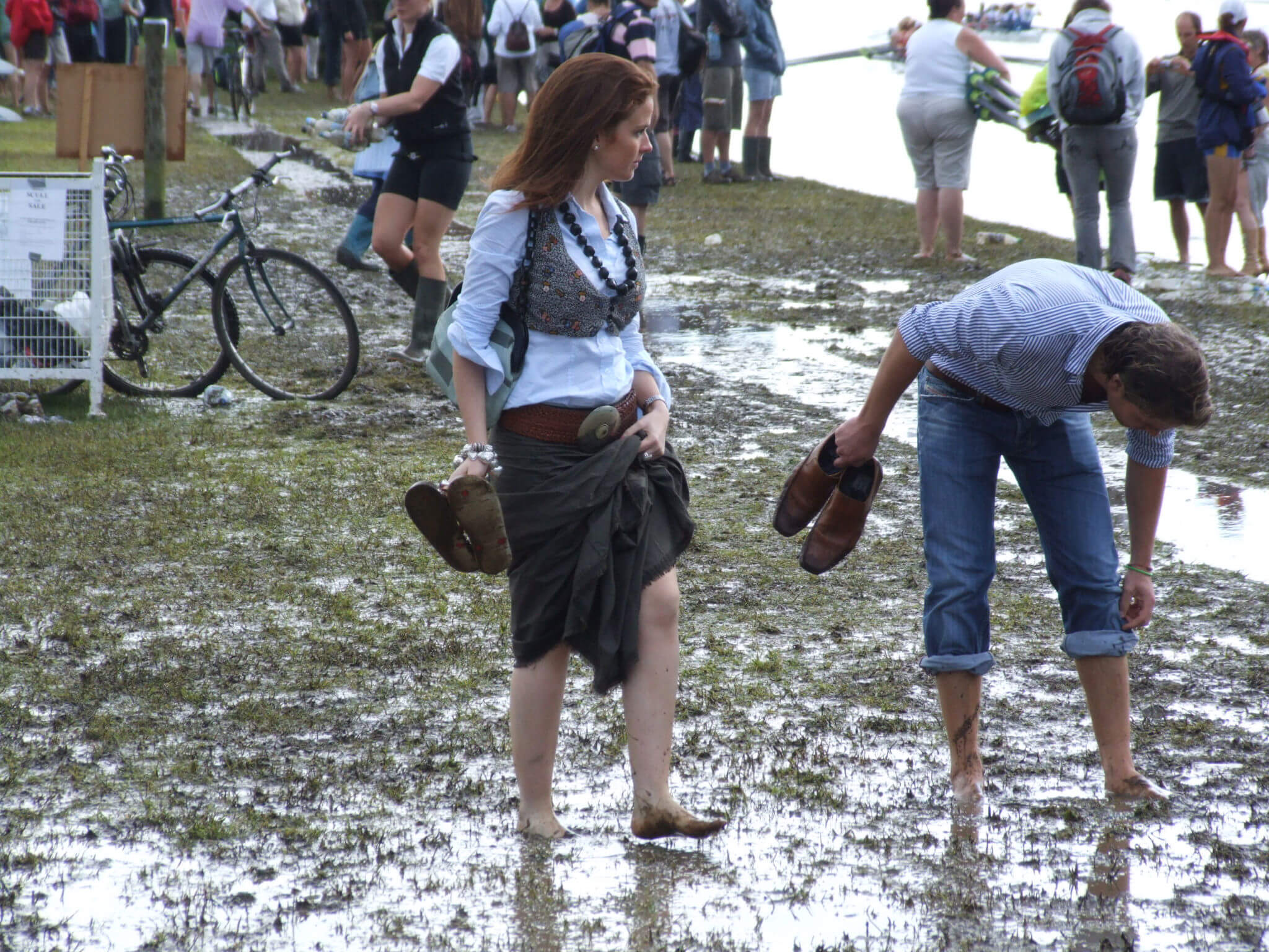Muddy conditions at HWR in 2007