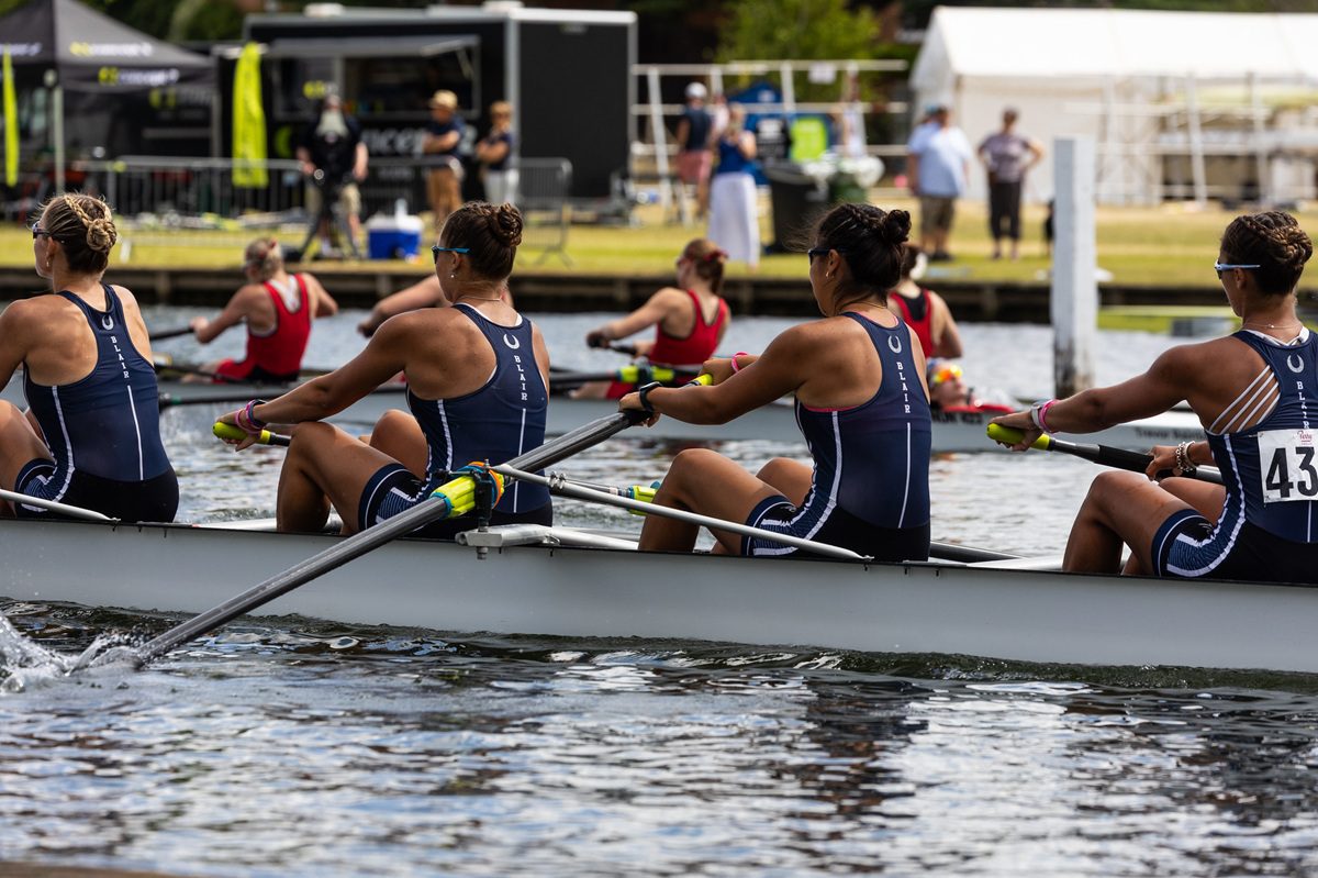US crew racing in rented boat