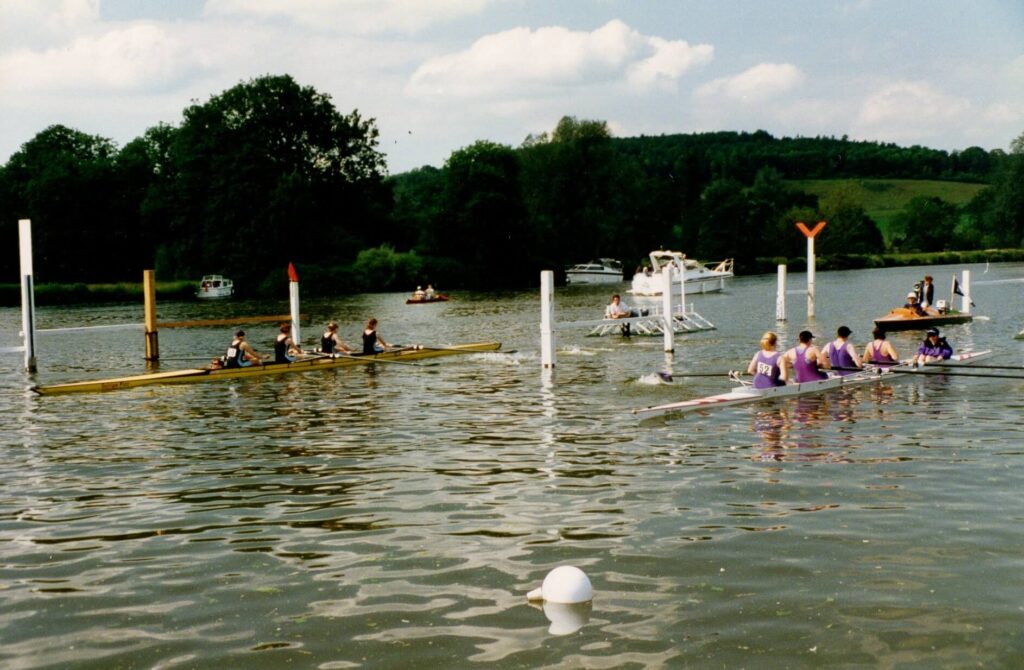 Women's coxed fours race