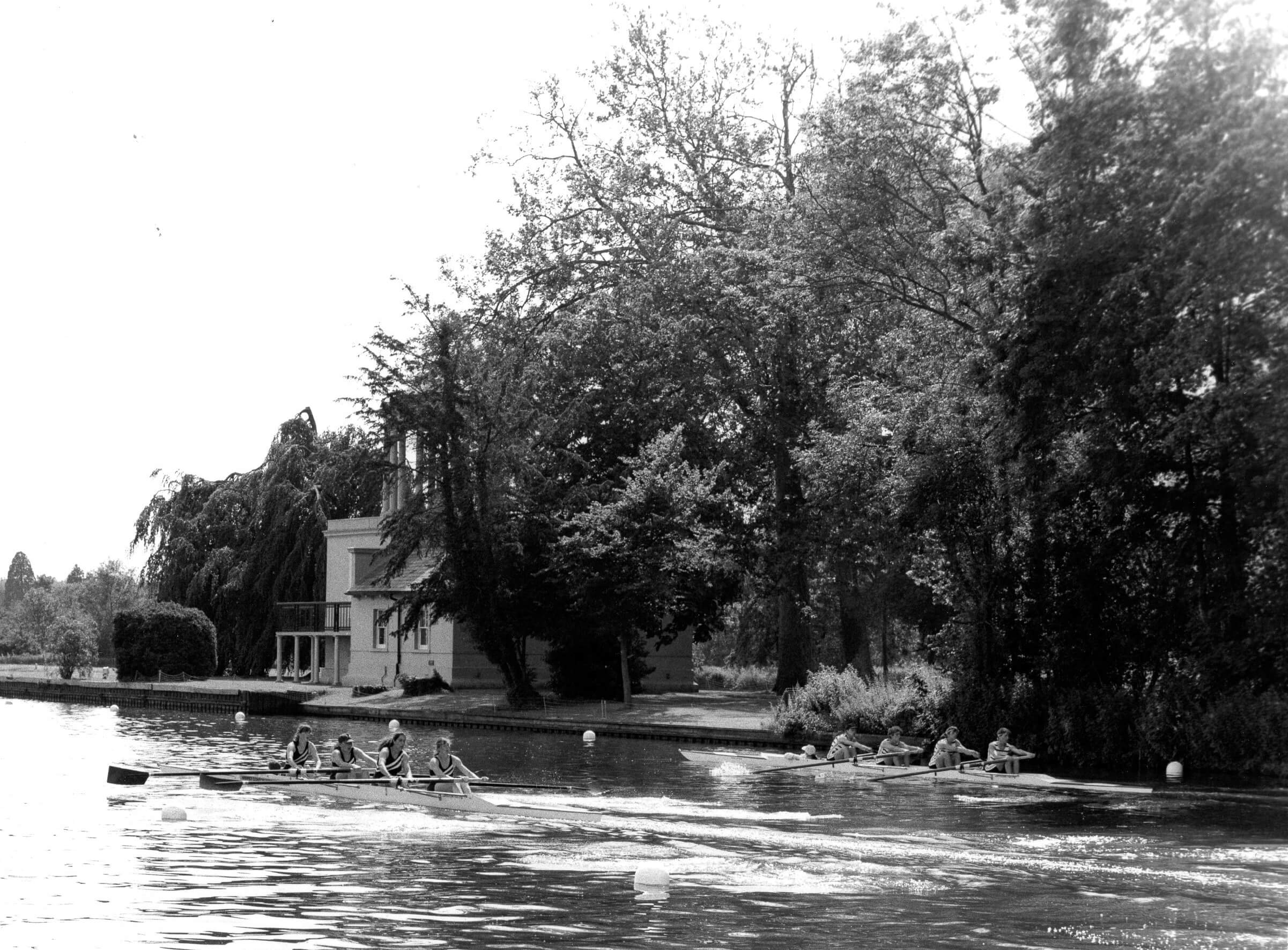 Women's coxed fours racing