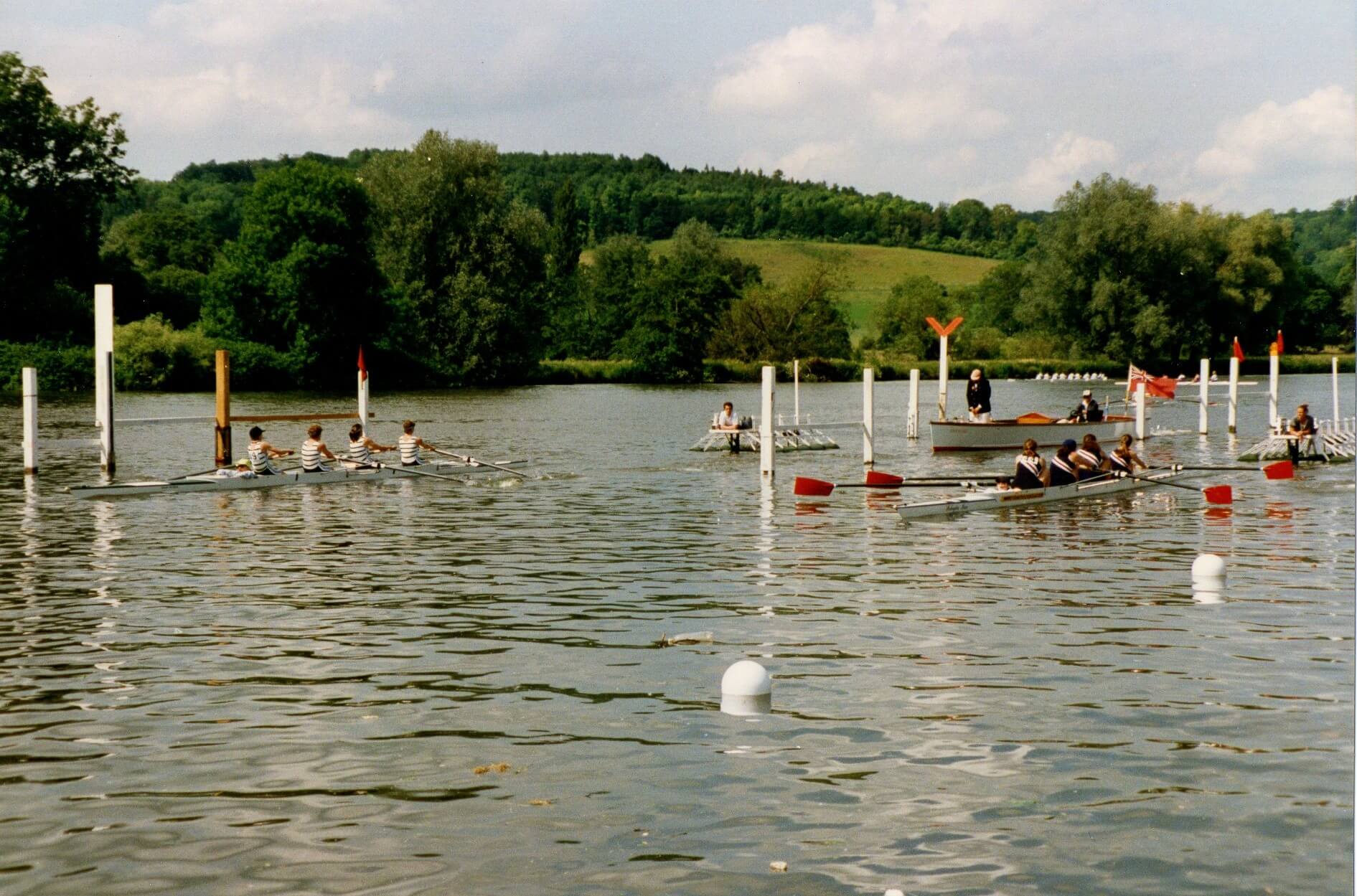 Women's coxed fours race