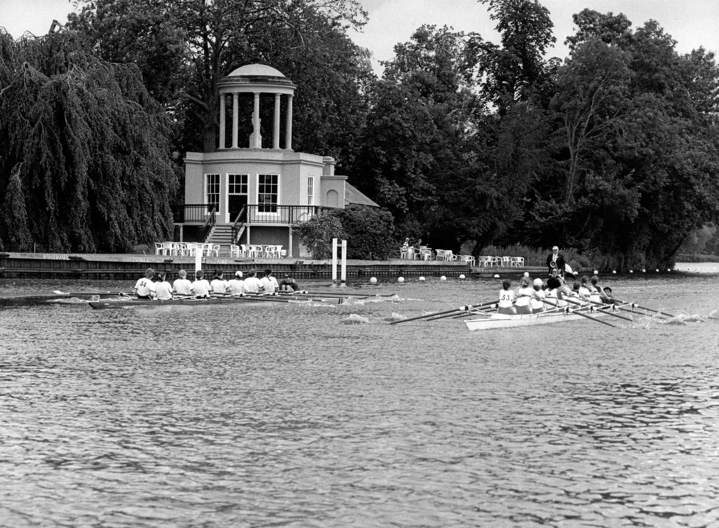 Women's eights racing