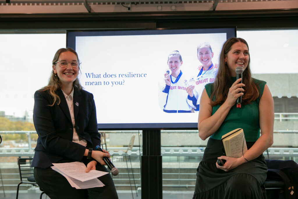 Esme Booth and Sam Redgrave talk about resilience