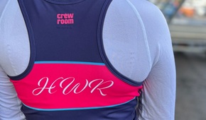 Back view of HWR all in one/unisuit